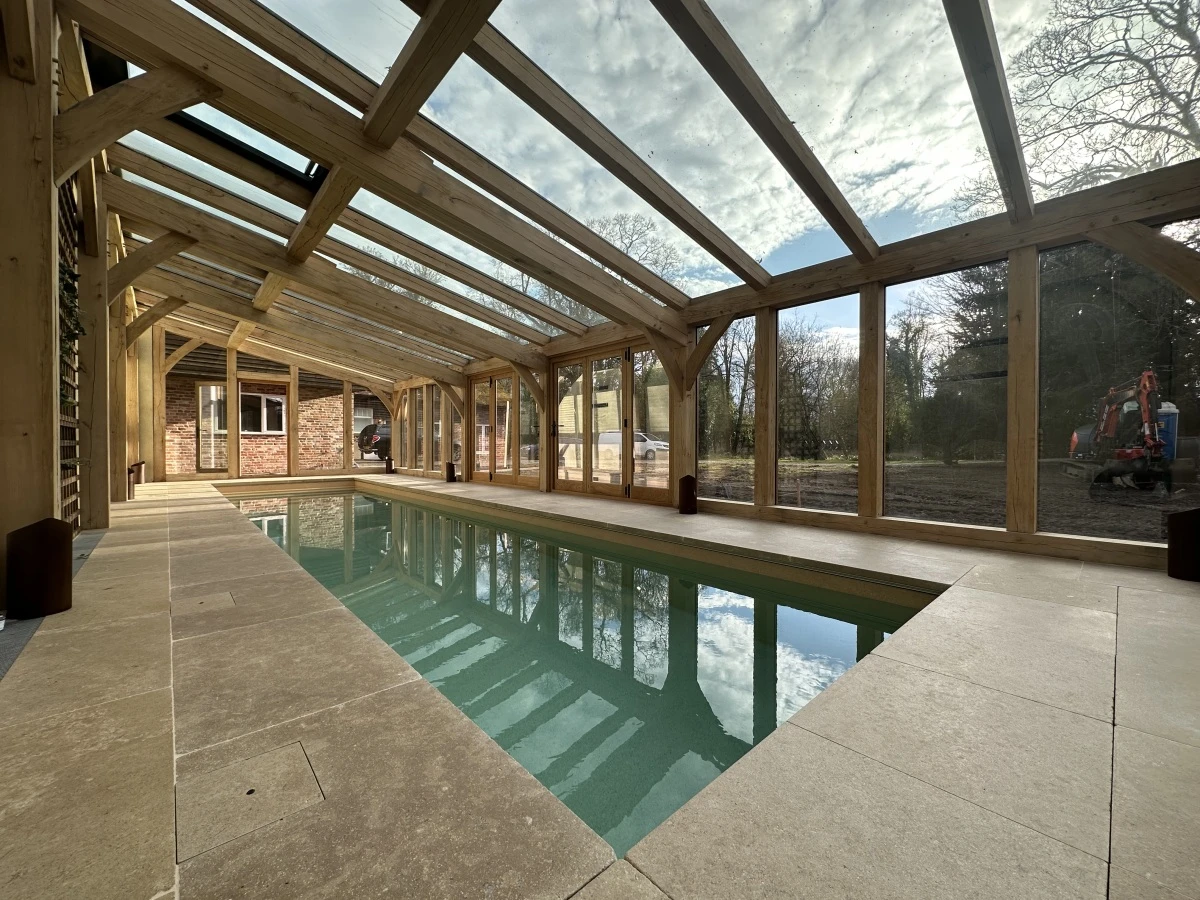Eco-Luxe Pool Pavilion Completed 2025
